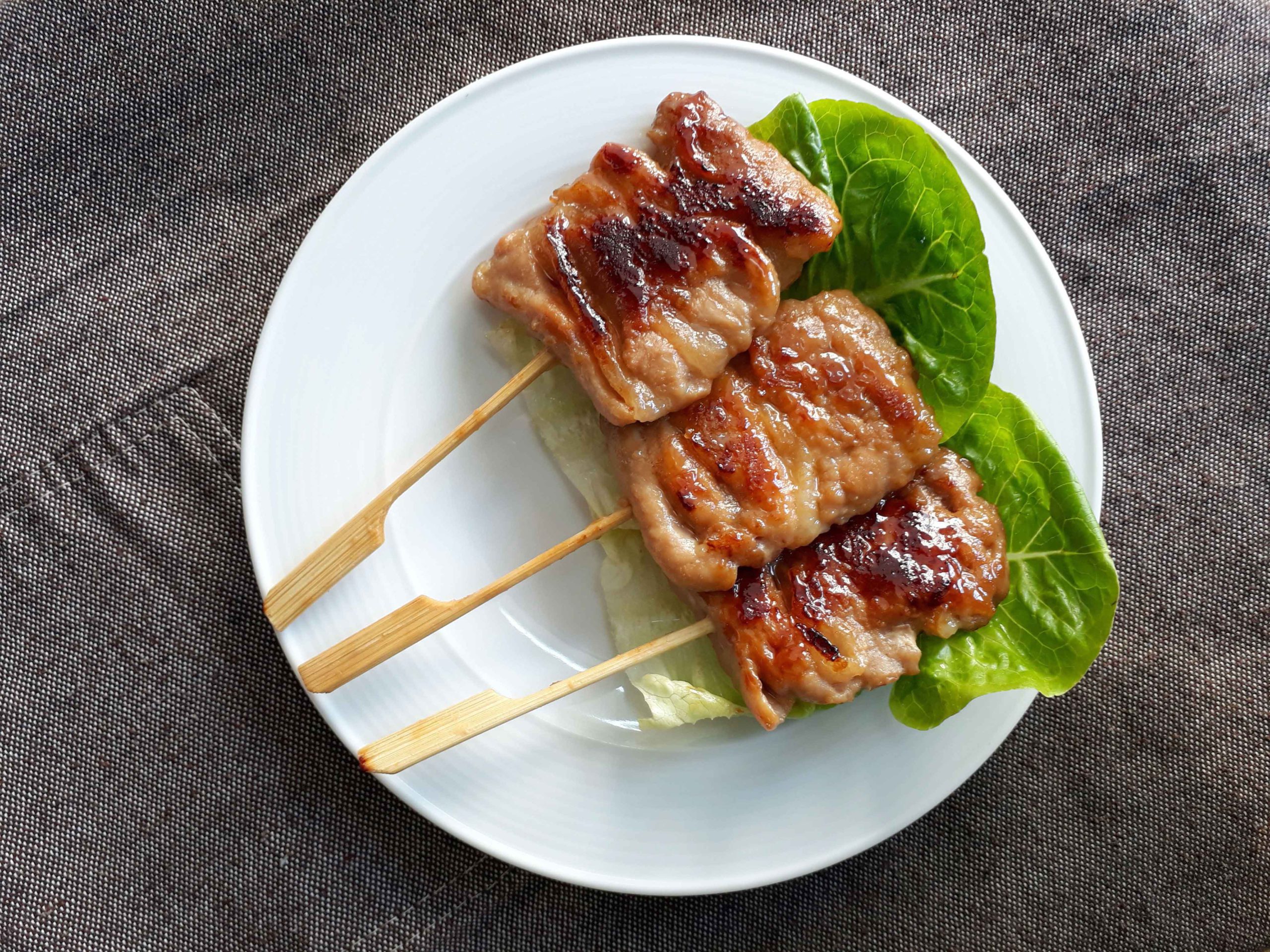 Image of Thai Style Pork Satay prepared by home chef