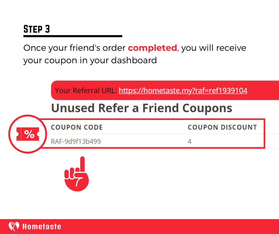 (Expired) How to: Refer Purchase & Earn — Hometaste