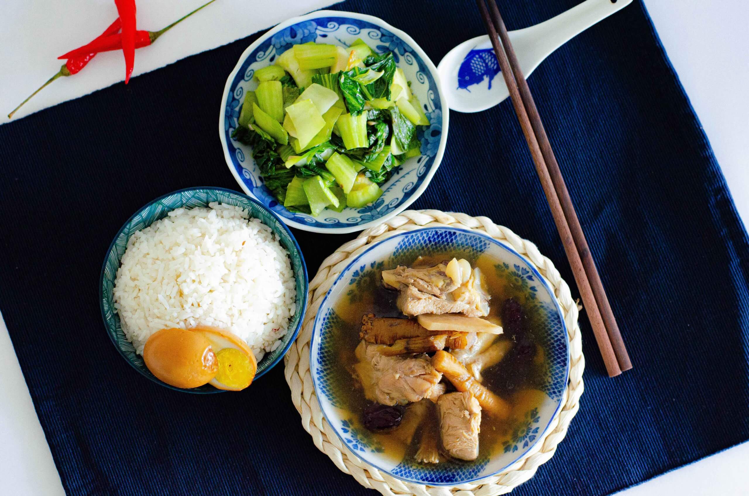 Ginseng-Chicken-Soup-With-Rice-人参鸡汤饭