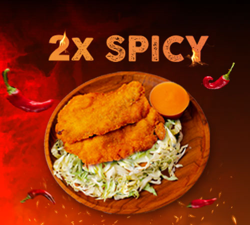 (2x Spicy) Mango Habanero Hot Sauce Katsu Chicken