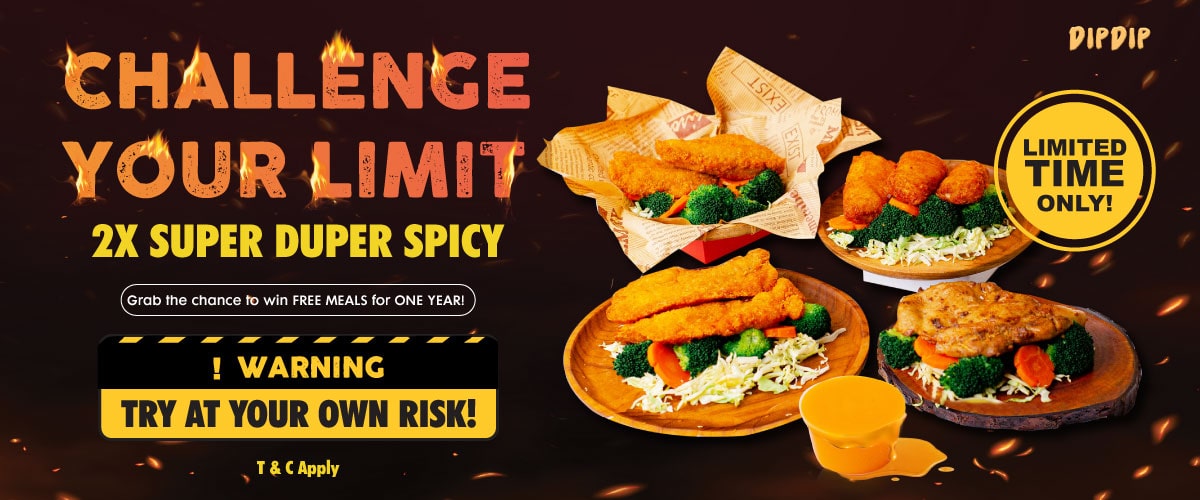 Challenge the new spicy level of Dip dip sauce