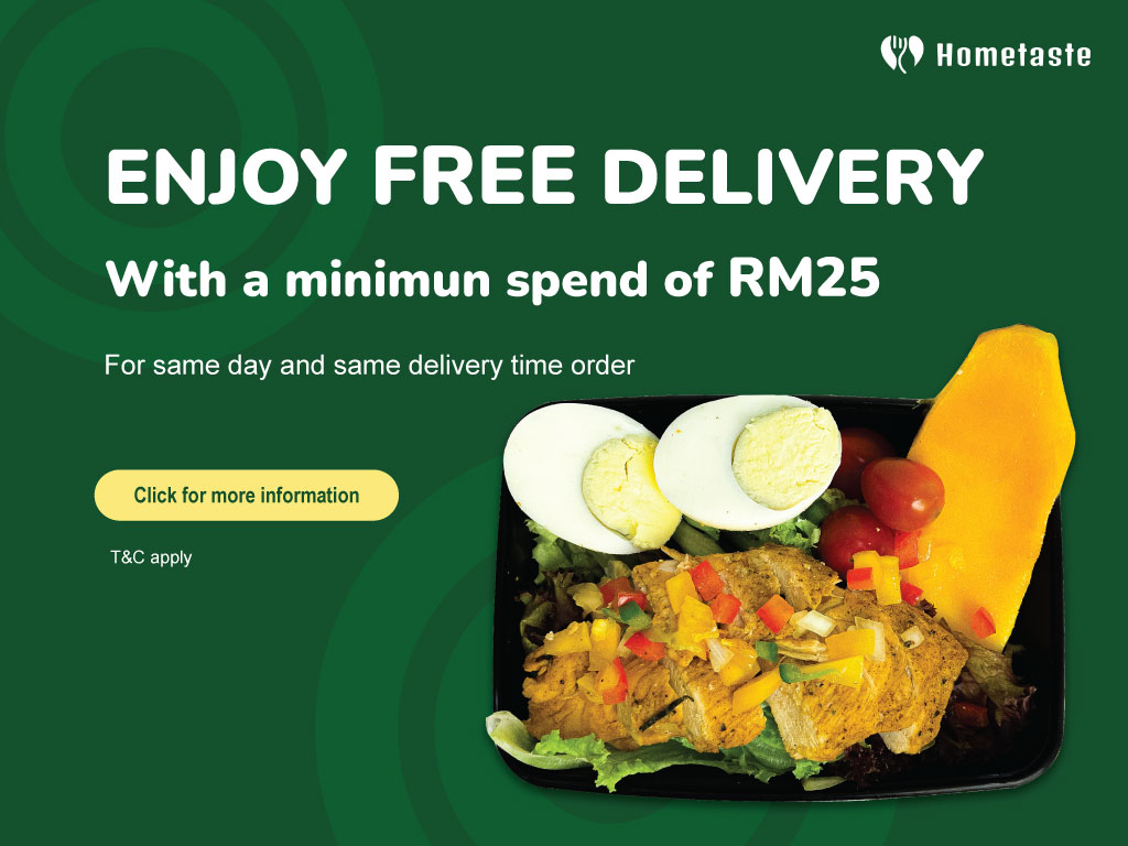 enjoy free delivery min spend RM 25