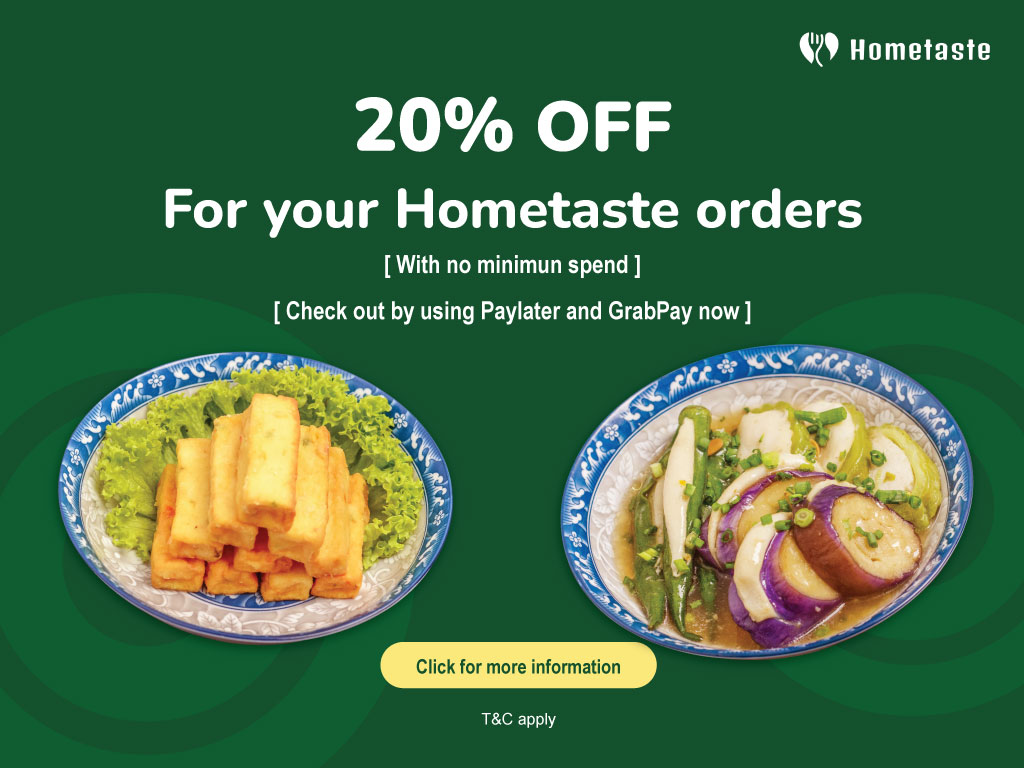 20% OFF Hometaste orders