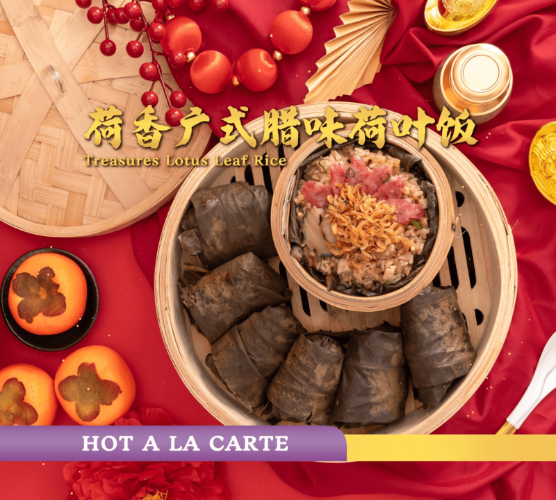 荷香广式腊味荷叶饭 treasures lotus leaf rice