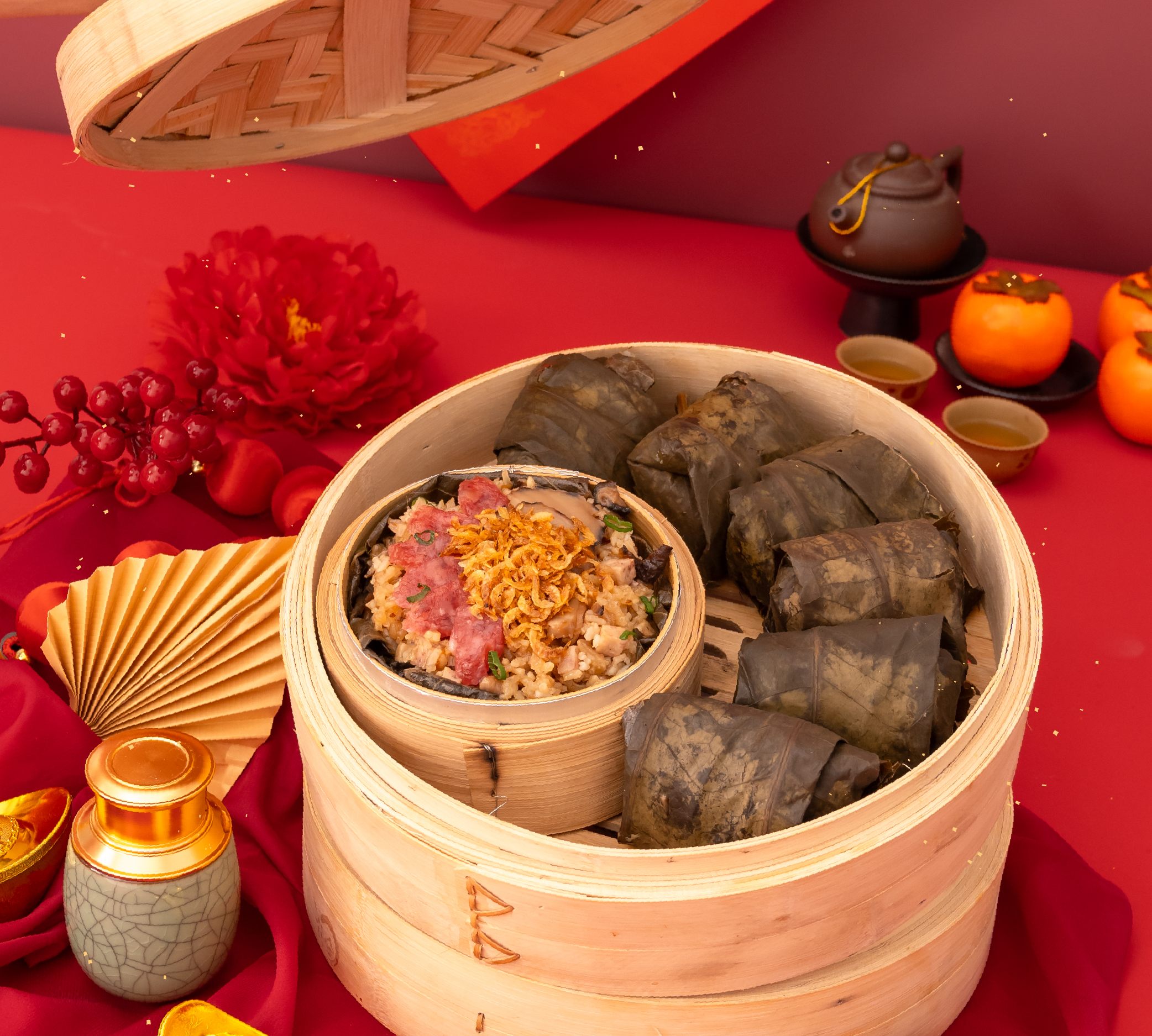荷香广式腊味荷叶饭 treasures lotus leaf rice 荷香广式腊味荷叶饭 treasures lotus leaf rice