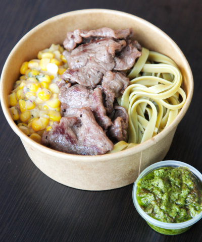 sous vide chicken bowl’s with pasta & vege of the day (plain) (copy)