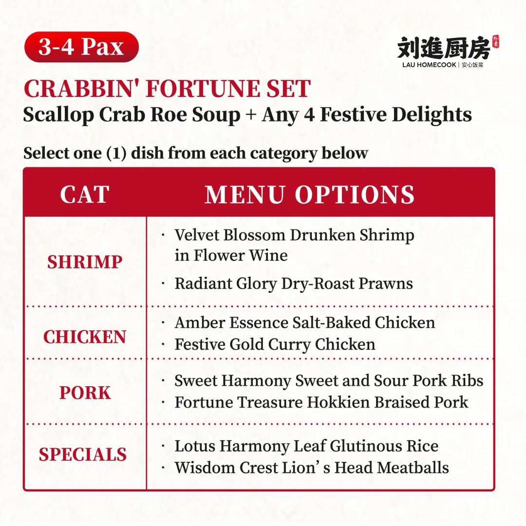 蟹运当头套餐 crabbin' fortune set (frozen)