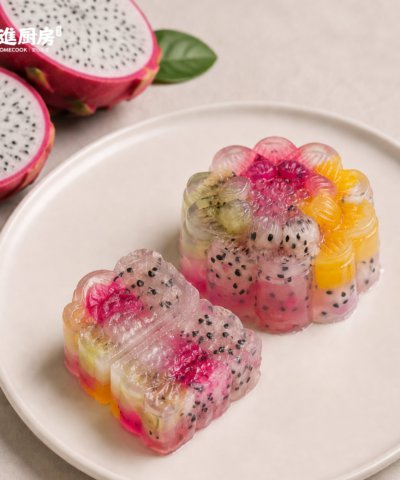 lau homecook jelly mooncake dragon fruit